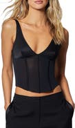 Kiki de Montparnasse Soie Corset Tank Top
