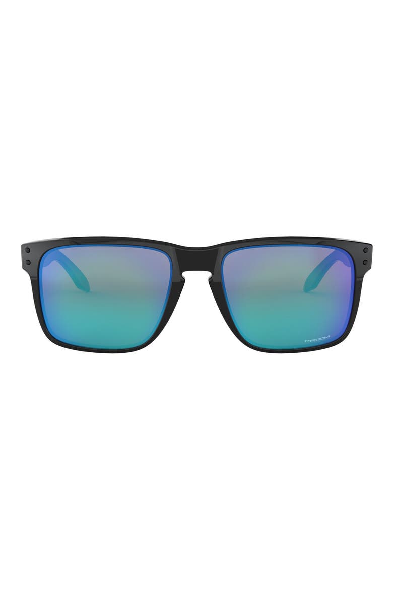 Holbrook™ XL 59mm Gradient Keyhole Sunglasses, Main, color, BLACK/ PRIZM SAPPHIRE