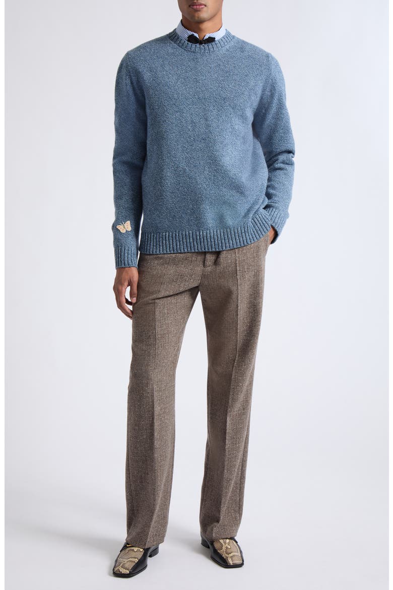 Straight Leg Trousers, Alternate, color, GREY MULTI