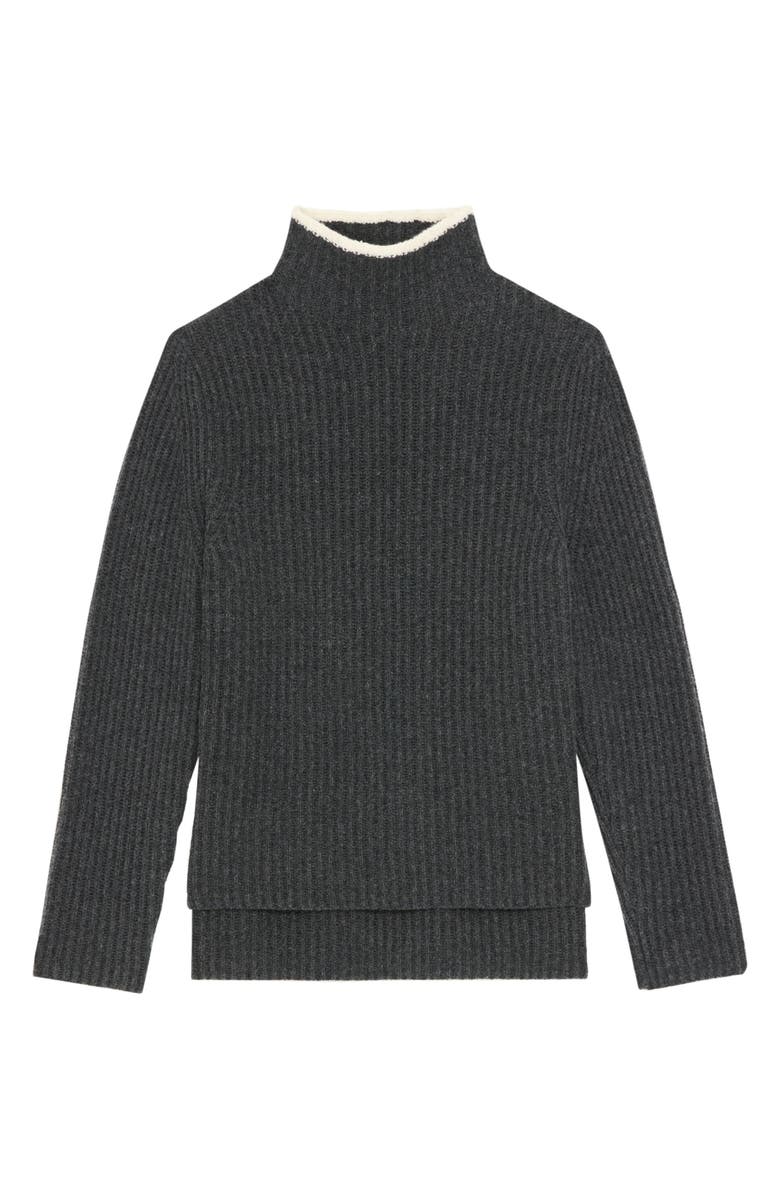 Theory Karenia Rib Wool & Cashmere Sweater, Alternate, color, 