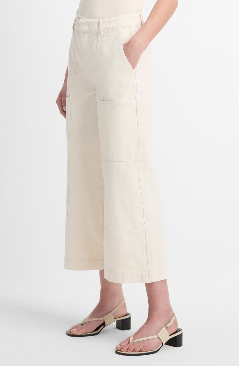 Vince Utility Crop Jeans, Alternate, color, Flaxen