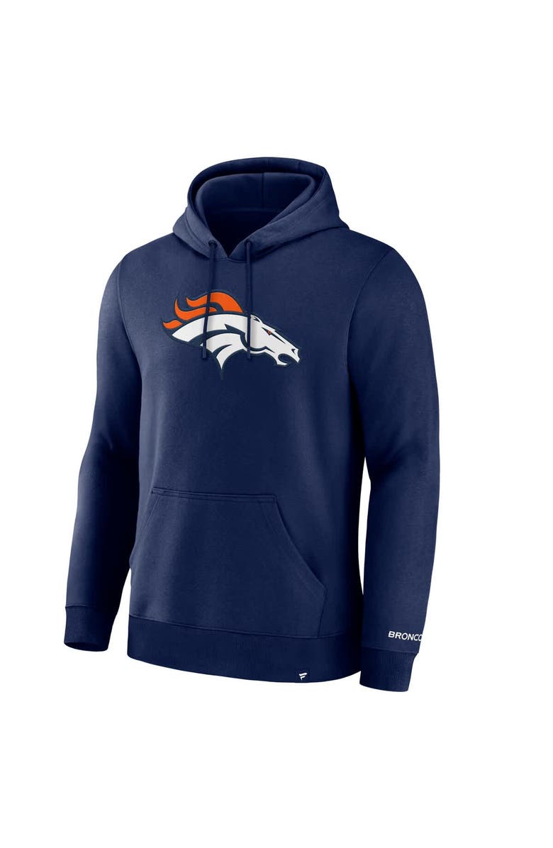 FANATICS Men's Fanatics  Navy Denver Broncos Legacy Fleece Pullover Hoodie, Alternate, color, 