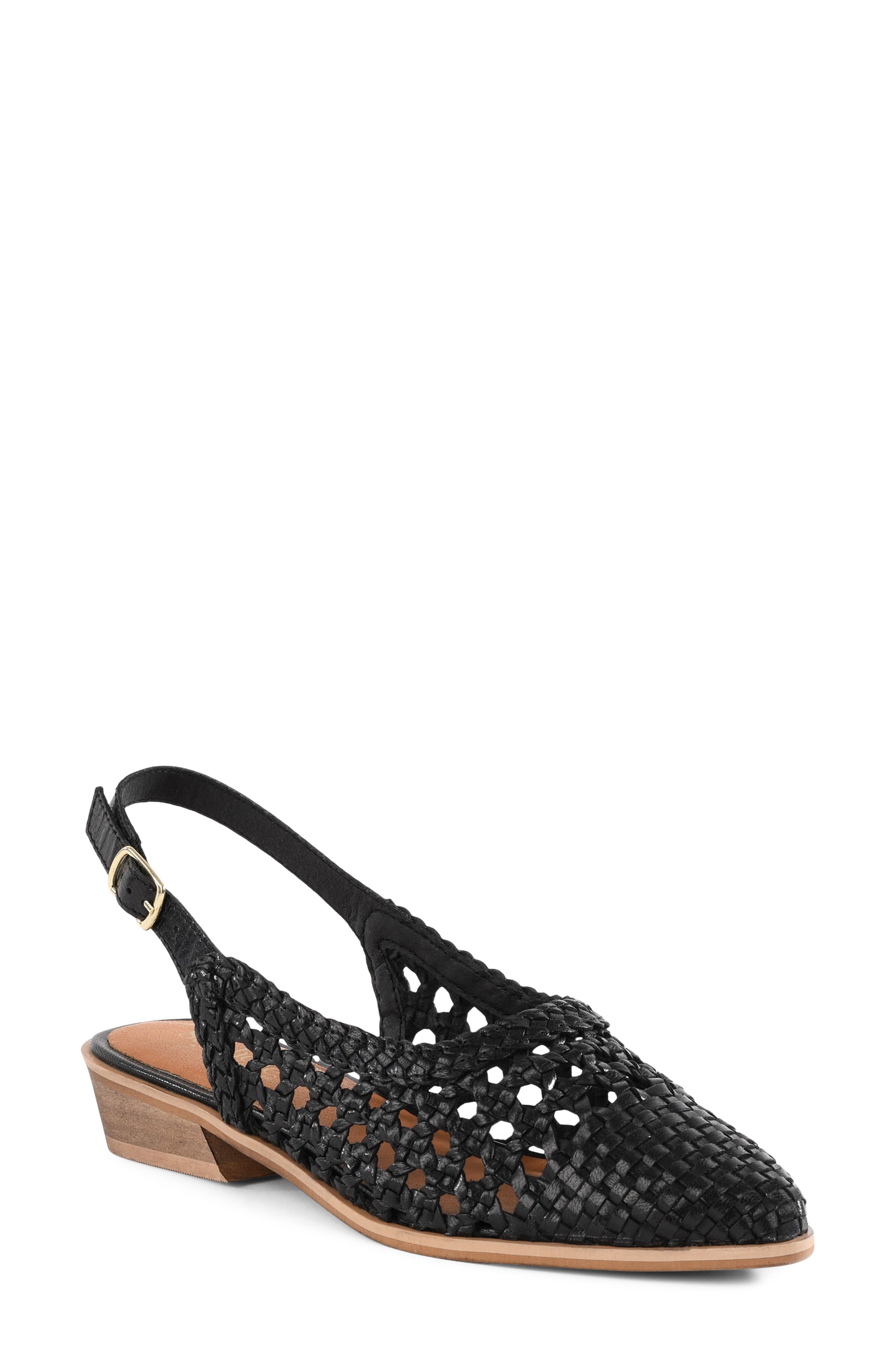 Seychelles Roxanne Slingback Flat, Main, color, Black