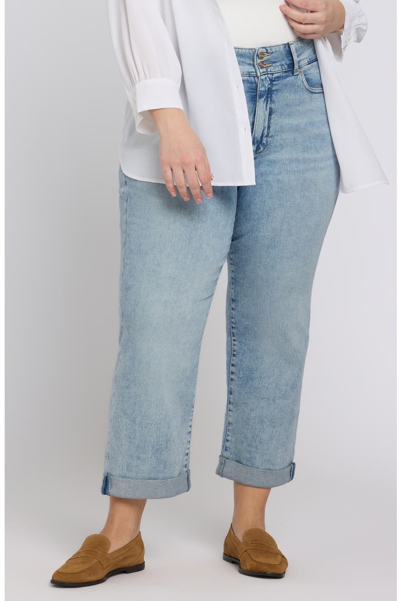 Bailey High Waist Crop Relaxed Straight Leg Jeans, Main, color, KEYS VIEW