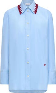 Callas Milano LYN Tassel collar shirt