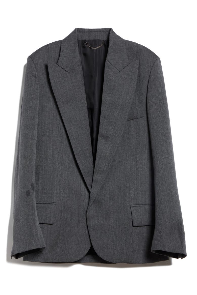 Roberta Virgin Wool Jacket, Main, color, ASH MELANGE