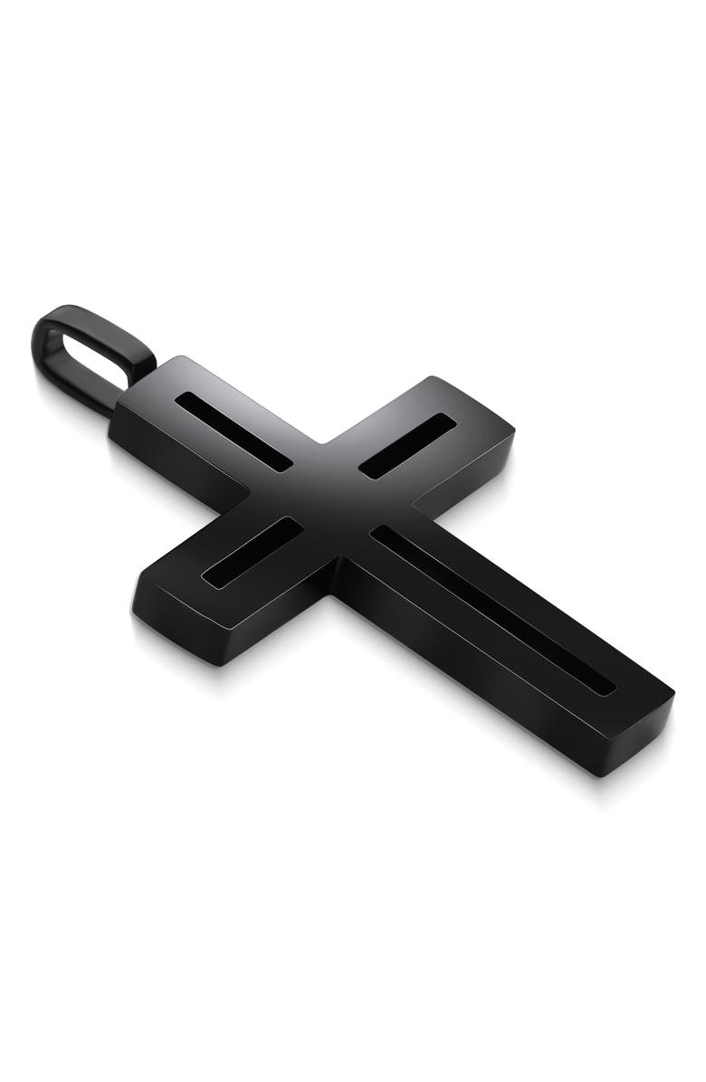 EDFORCE Men's Cut-Out Cross Necklace, Alternate, color, 