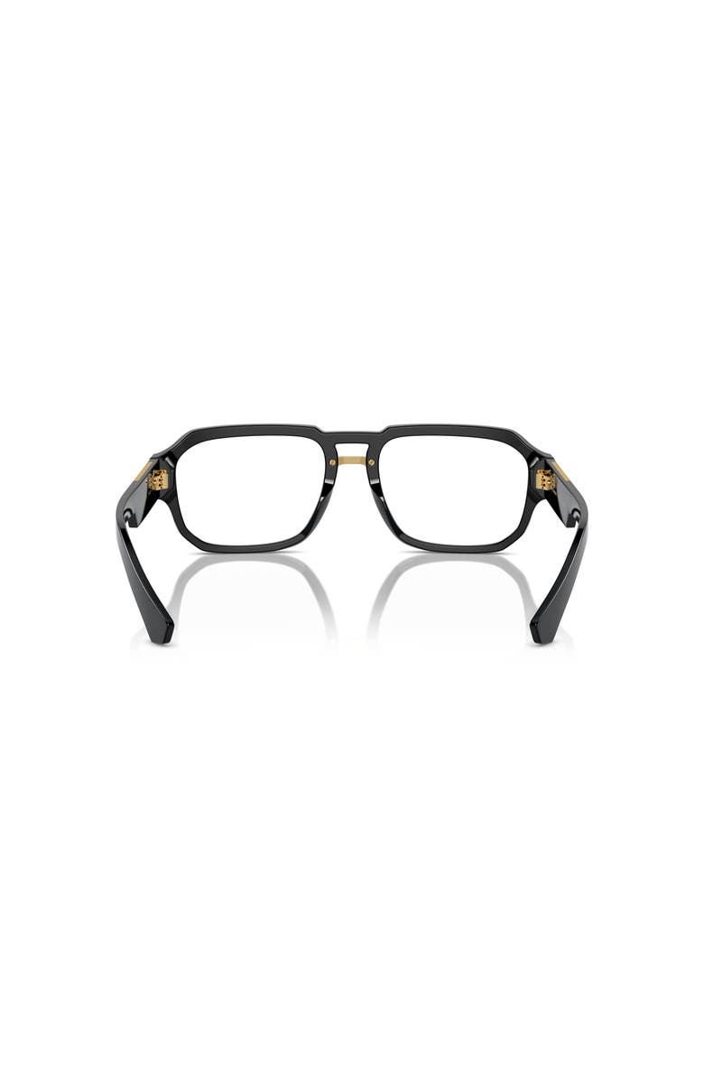 Dolce&Gabbana 55mm Pilot optical glasses, Alternate, color, Black