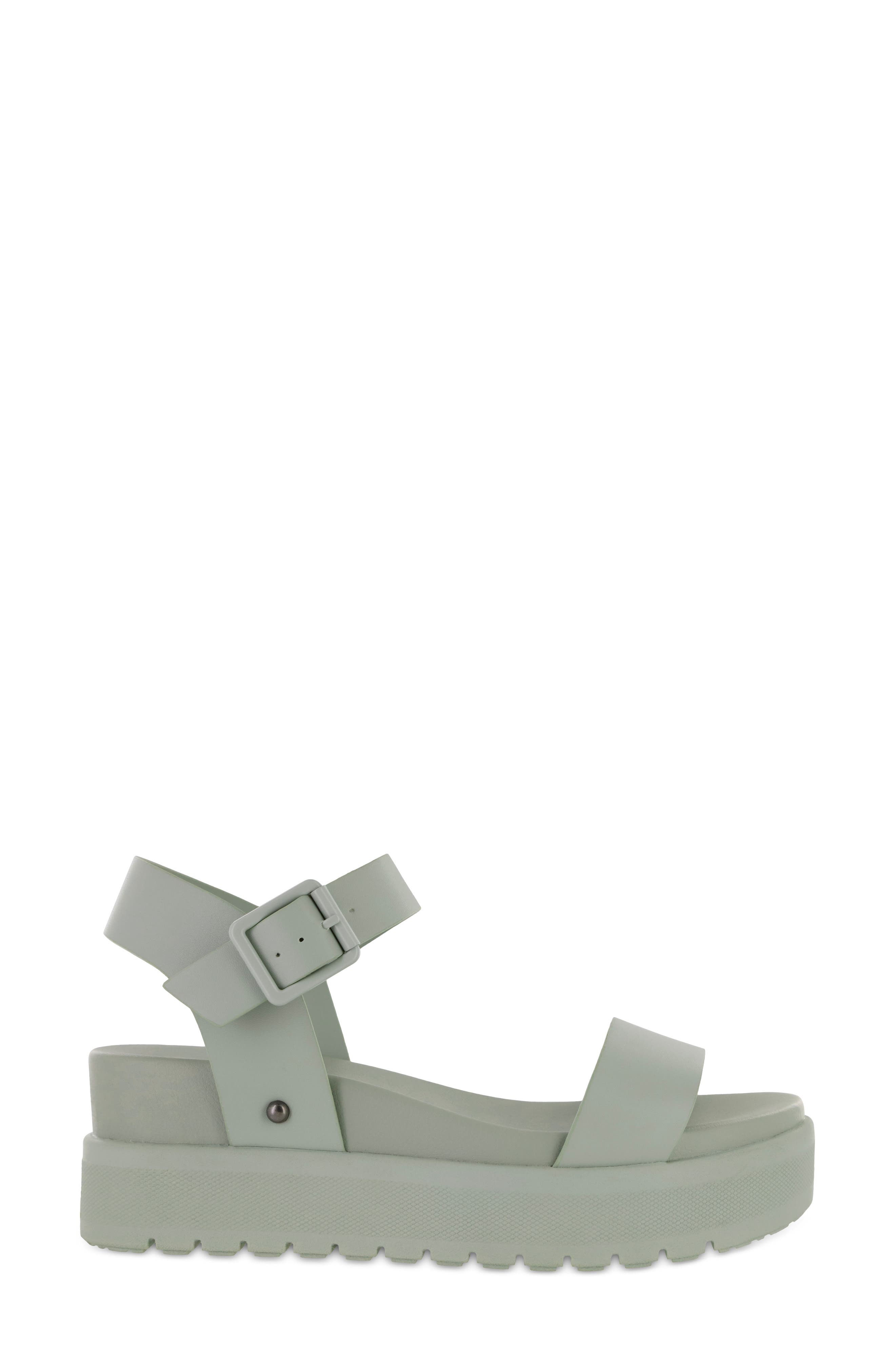 Kayci Platform Sandal, Alternate, color, SAGE BURNI
