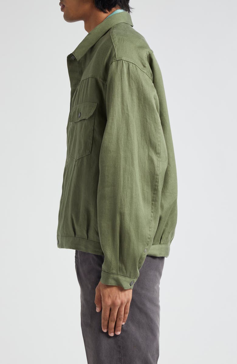 VISVIM 101XX Linen & Wool Trucker Jacket | Nordstrom