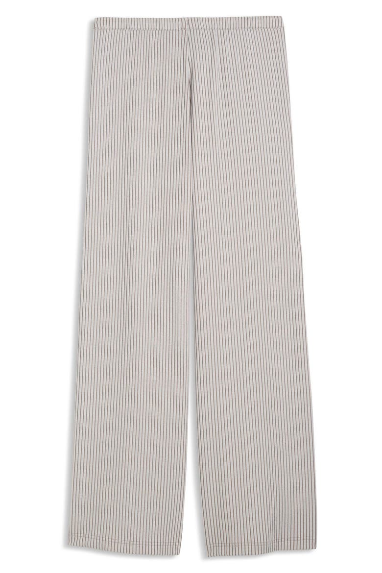 Ribbed Wide Leg Pants, Alternate, color, MOUSE GRAY HEATHER