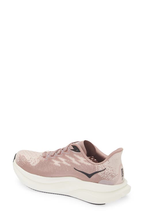 Hoka Mach 6 Running Shoe In Cosmic Pearl/quartzite