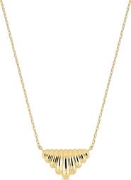 Bony Levy 14k Gold Chevron Pendant Necklace