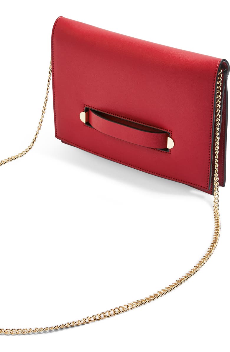 Topshop Brogan Clutch, Alternate, color,