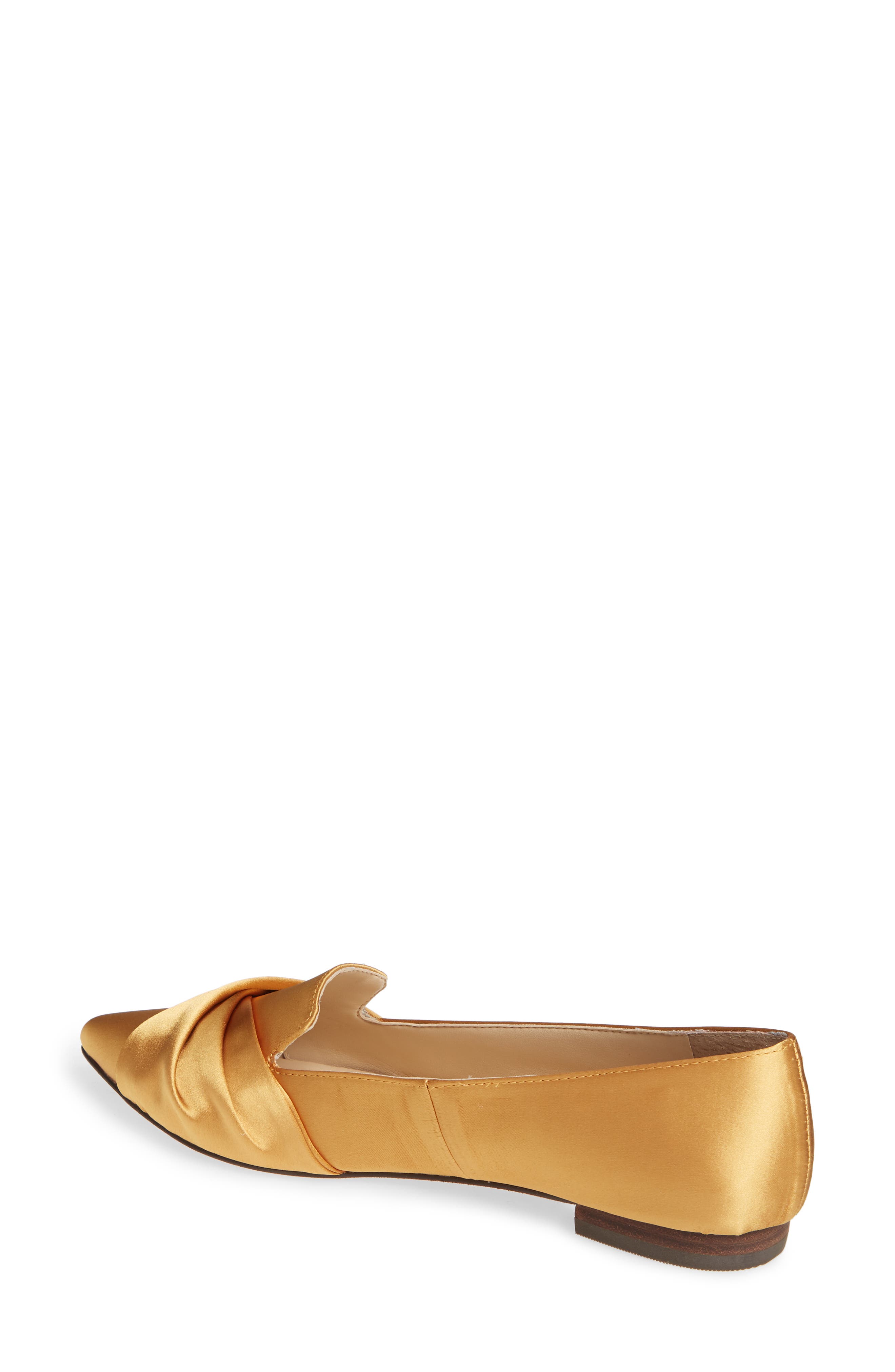 Lydiah Flat, Alternate, color, HONEY GOLD SATIN