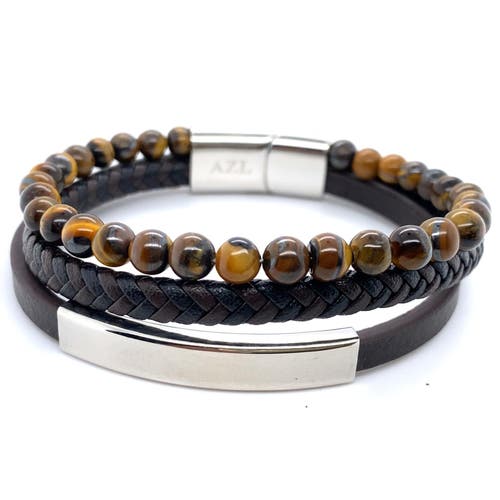 Anna Zuckerman Tigers Eye Stack In Black