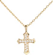 Little Sky Stone Evelyn Cross Necklace