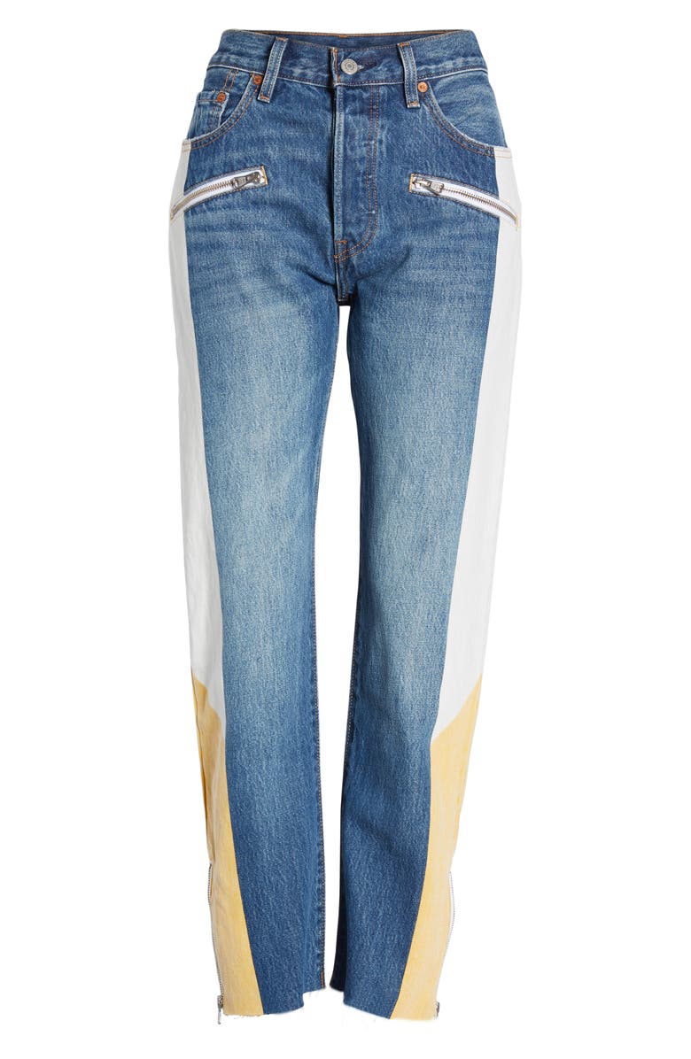 Levi's<sup>®</sup> 501<sup>®</sup> Moto Crop Jeans, Alternate, color,