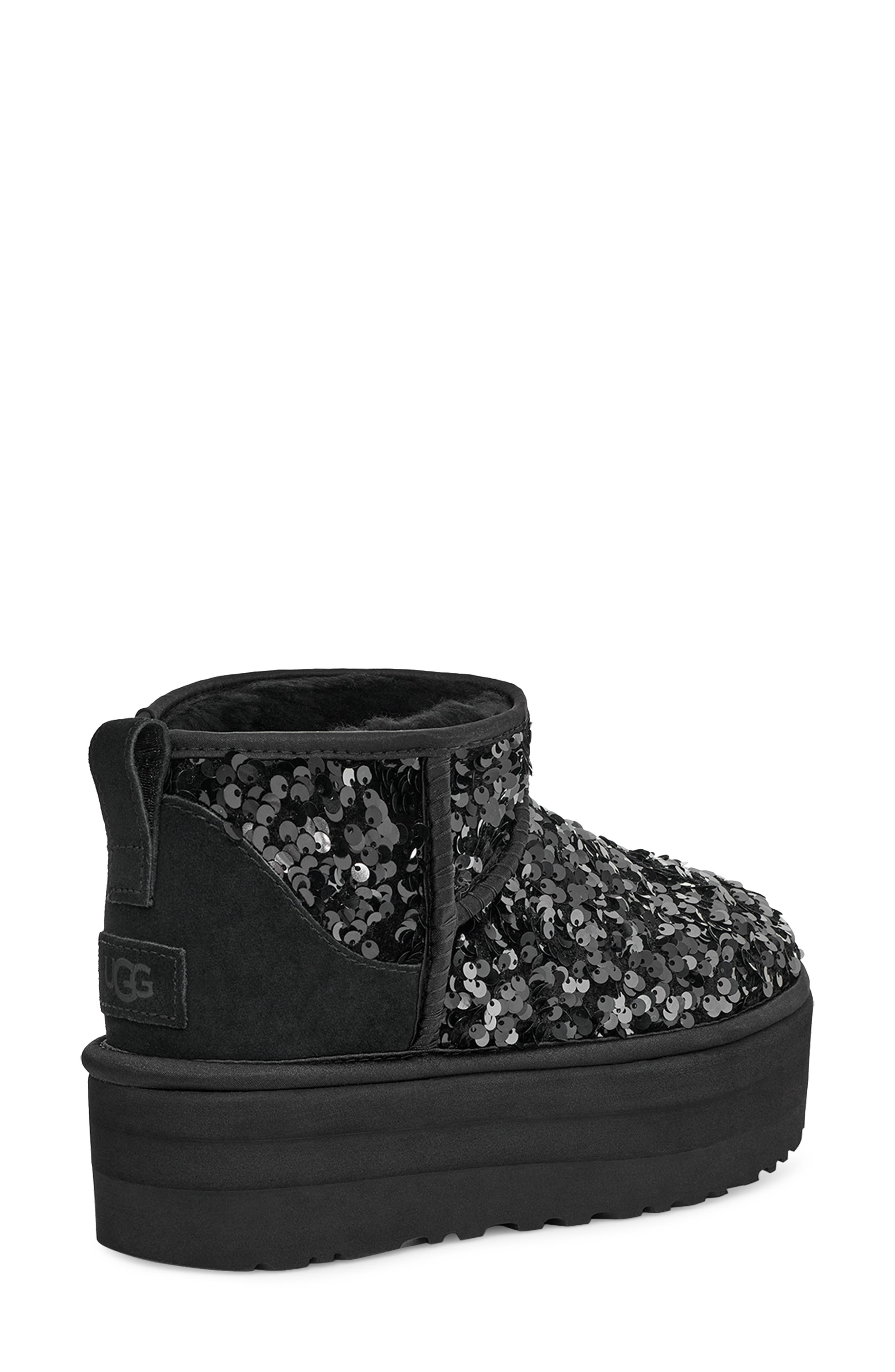 UGG<sup>®</sup> Ultra Mini Chunky Sequin Boot, Alternate, color, 