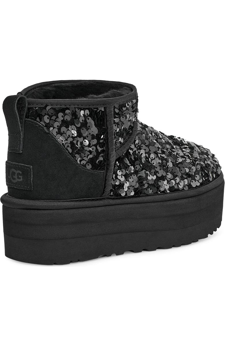 UGG<sup>®</sup> Ultra Mini Chunky Sequin Boot, Alternate, color,