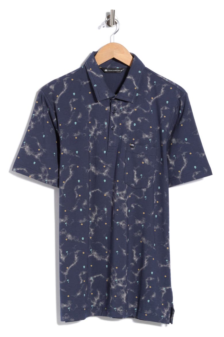 Beach Town Performance Polo, Alternate, color, TOTAL ECLIPSE