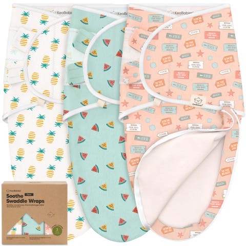 3-Pack Soothe Zippy Swaddle Wrap