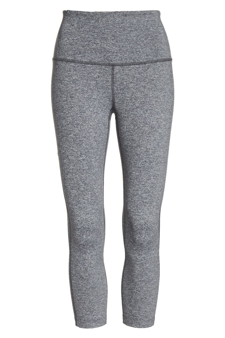 Live In High Waist Crop Leggings, Alternate, color, GREY GRAPHITE