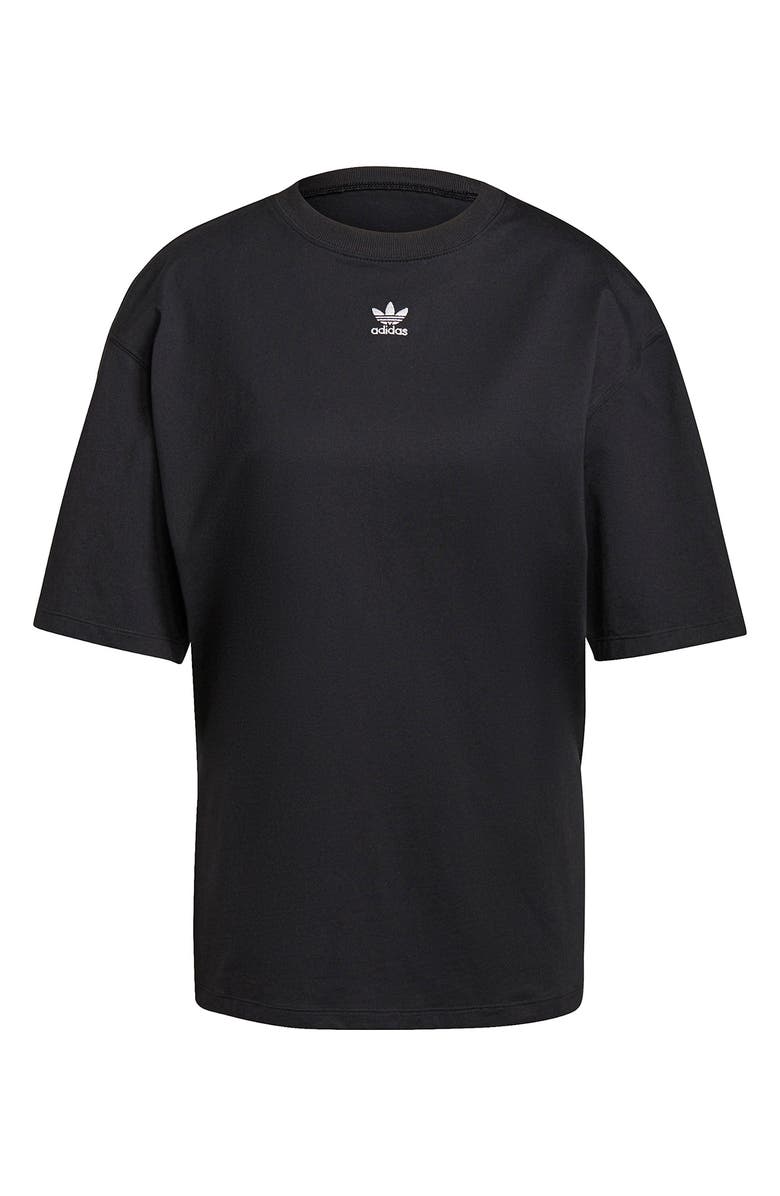 adidas Embroidered Logo Oversize T-Shirt, Main, color, 