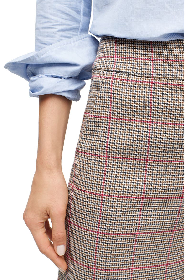 Frankie Rose Plaid Pants, Alternate, color, NATURAL ROSE