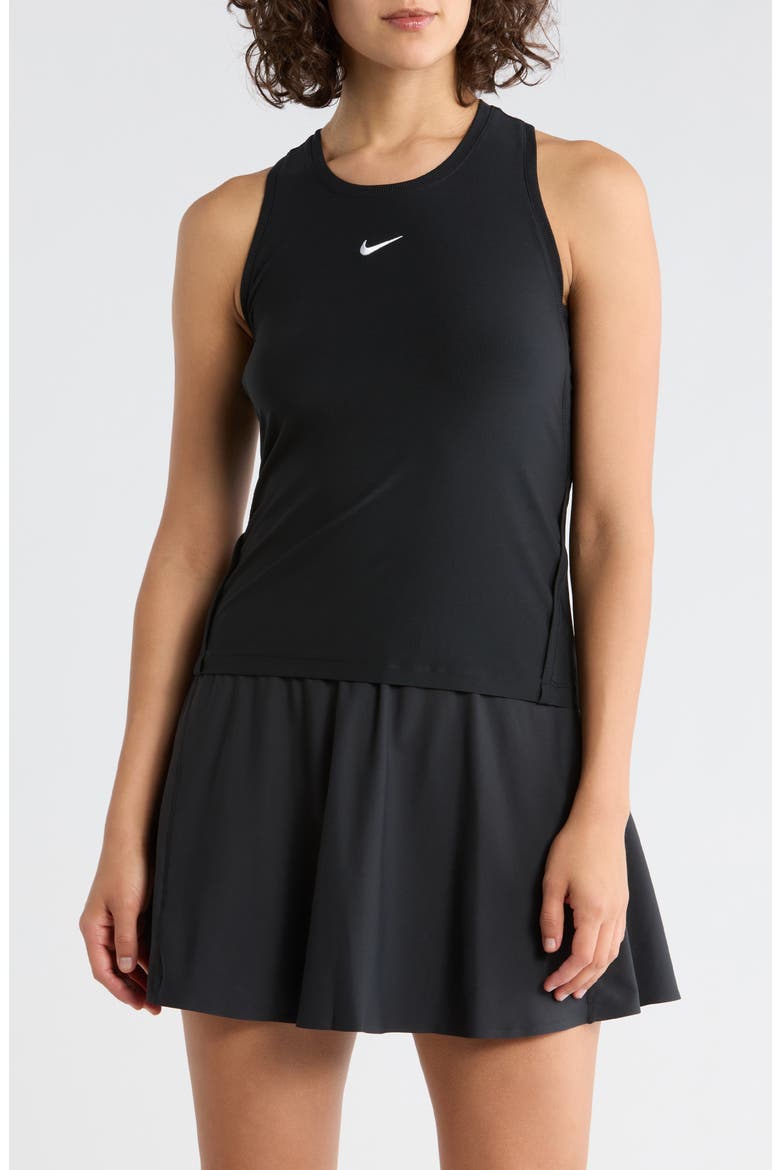 Victory Dri-FIT Tennis Tank, Main, color, 010 010 BLACK/WHITE