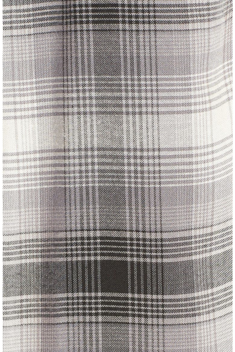 Chloe K Sleeveless Plaid Tunic, Alternate, color, GREY/ BLACK