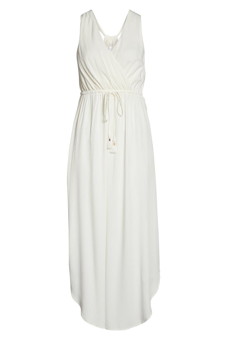 L Space Kenzie Cover-Up Midi Dress, Alternate, color, CREAM