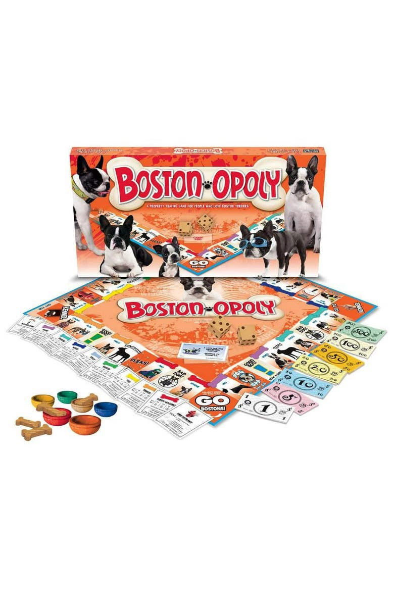 Late for the Sky Boston Terrieropoly, Board Game, 26 Players, Family, Main, color, Multicolored