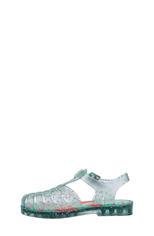 Melissa Kids' Possession Metallic Jelly Sandal In Green