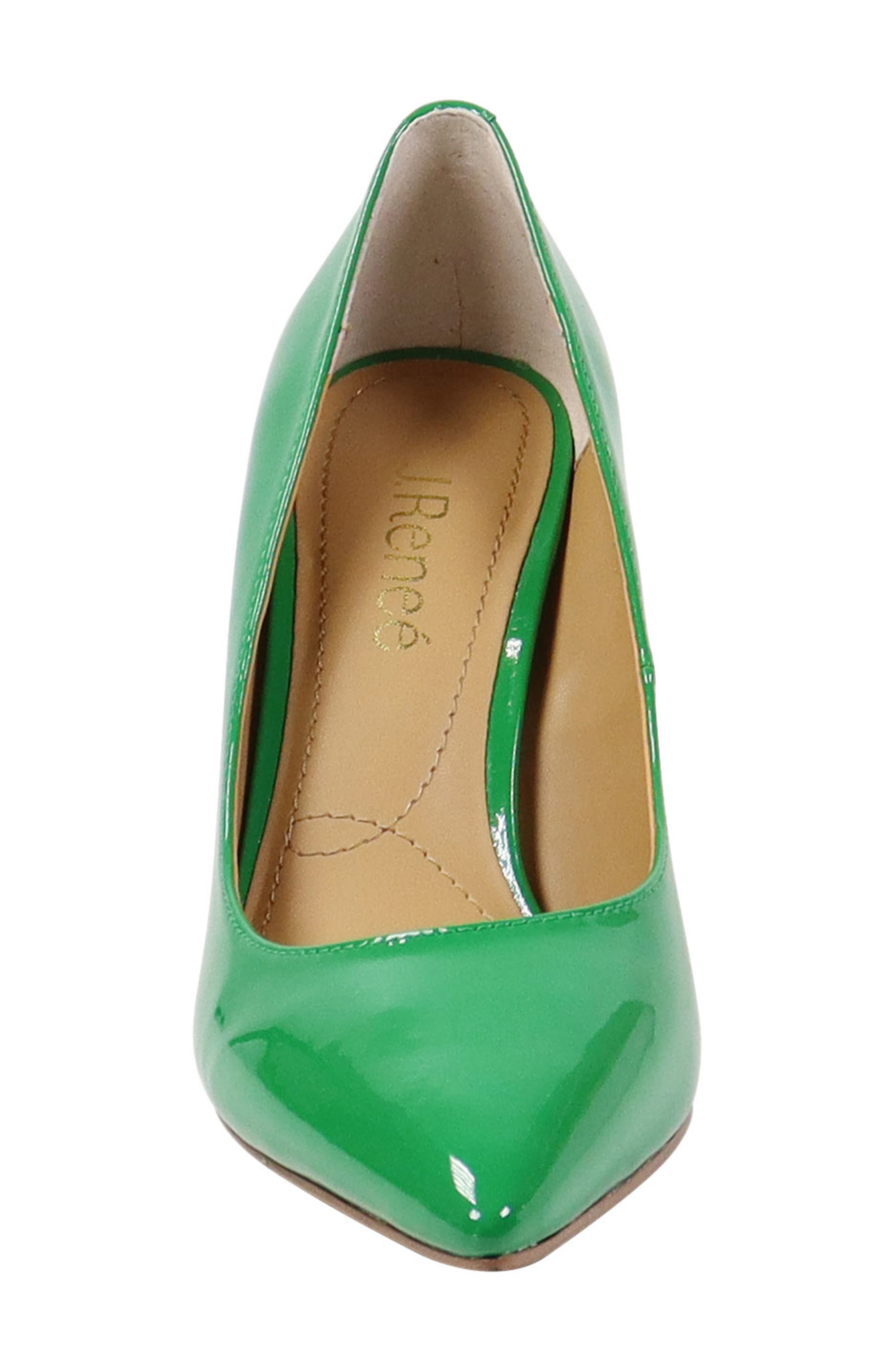 J. Reneé Kanan Pointed Toe Pump, Alternate, color, Green