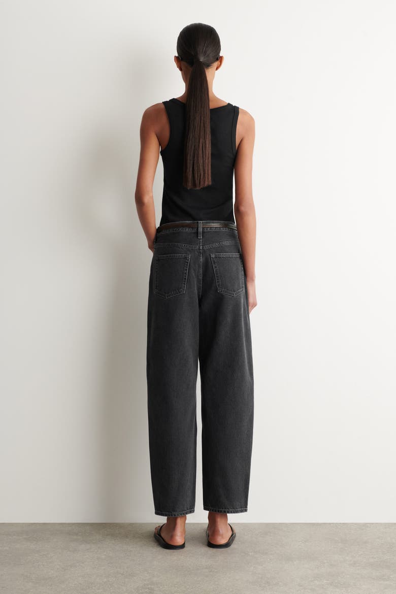 Arch Tapered Jeans, Alternate, color, BLACK