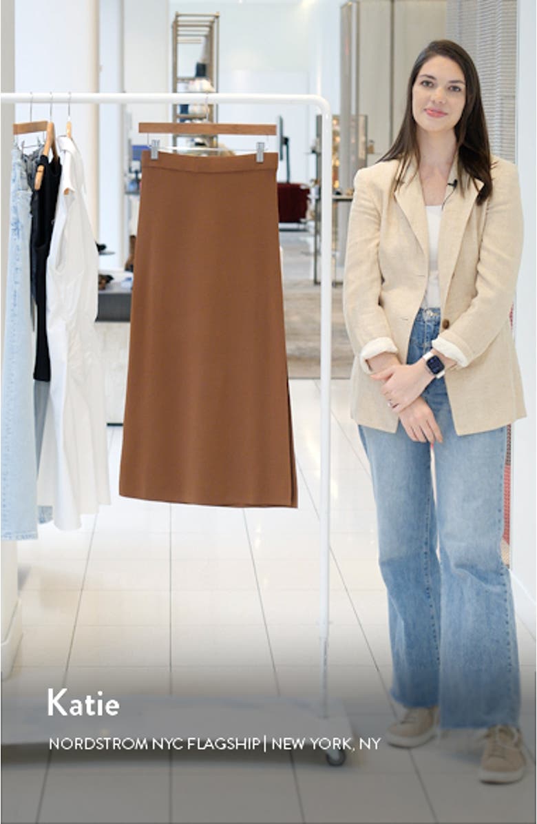 Nora Midi Sweater Skirt, sales video thumbnail