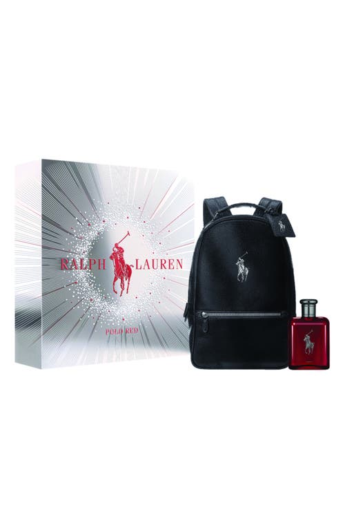 Ralph Lauren Polo Red Parfum Set In Transparent