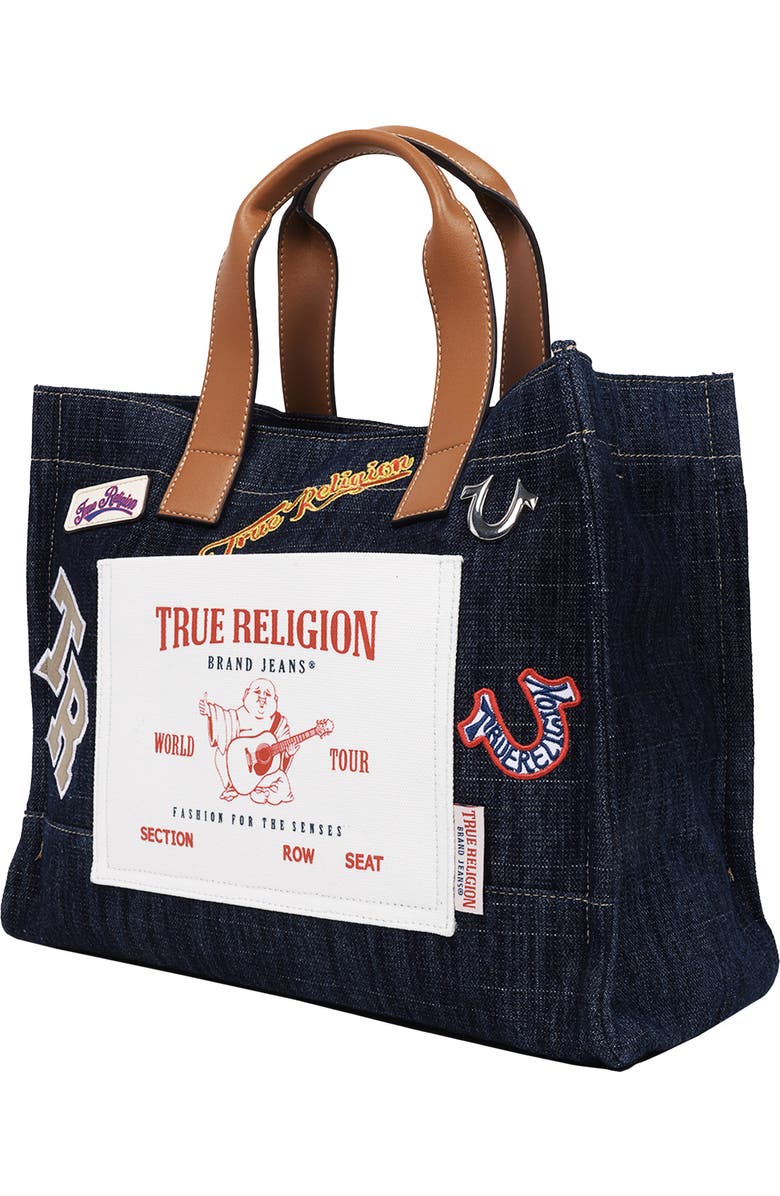 True Religion Andy Medium Patch Tote, Alternate, color,