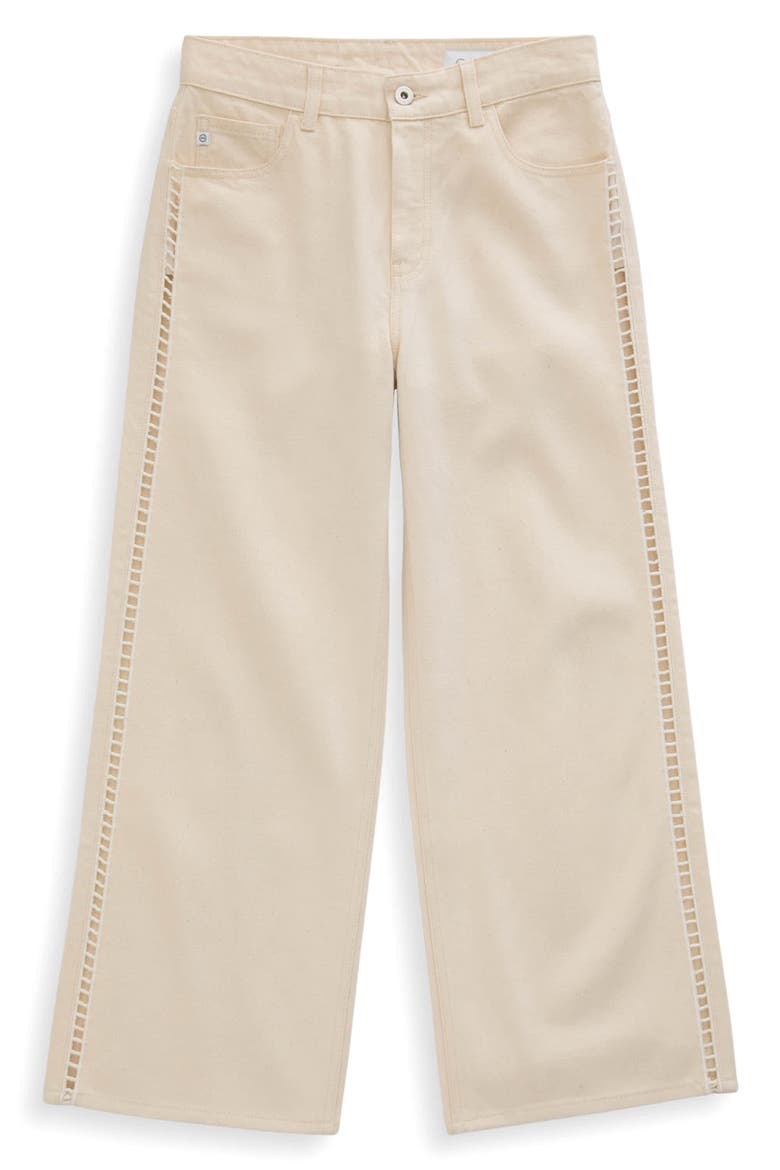 Saige Mid Rise Ankle Wide Leg Jeans, Alternate, color, FRESH AIR