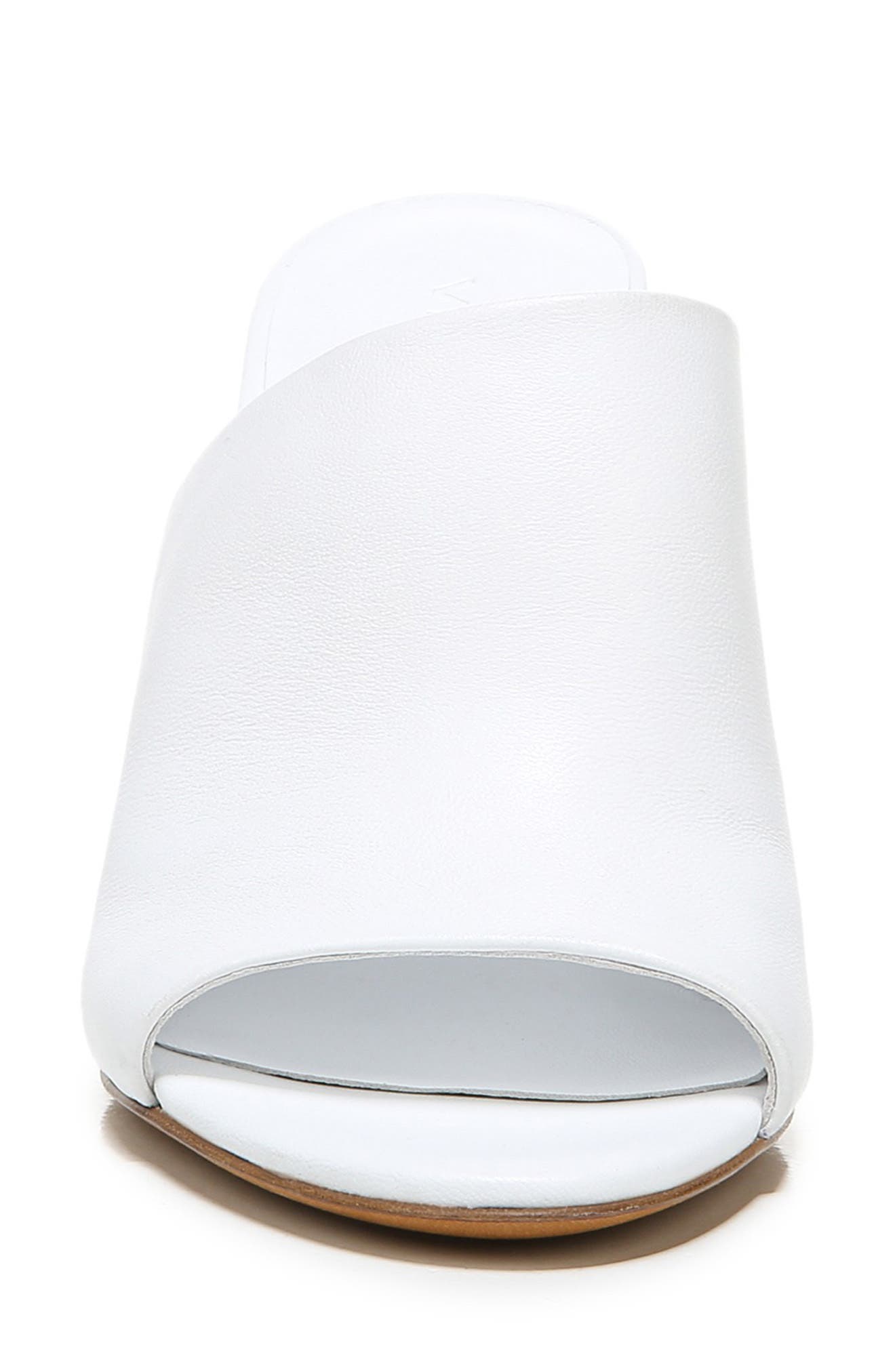 Hanna Block Heel Slide Sandal, Alternate, color, OPTIC WHITE
