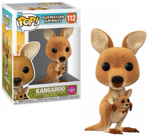 Kangaroo (Australian Animals) Flocked Funko Pop!