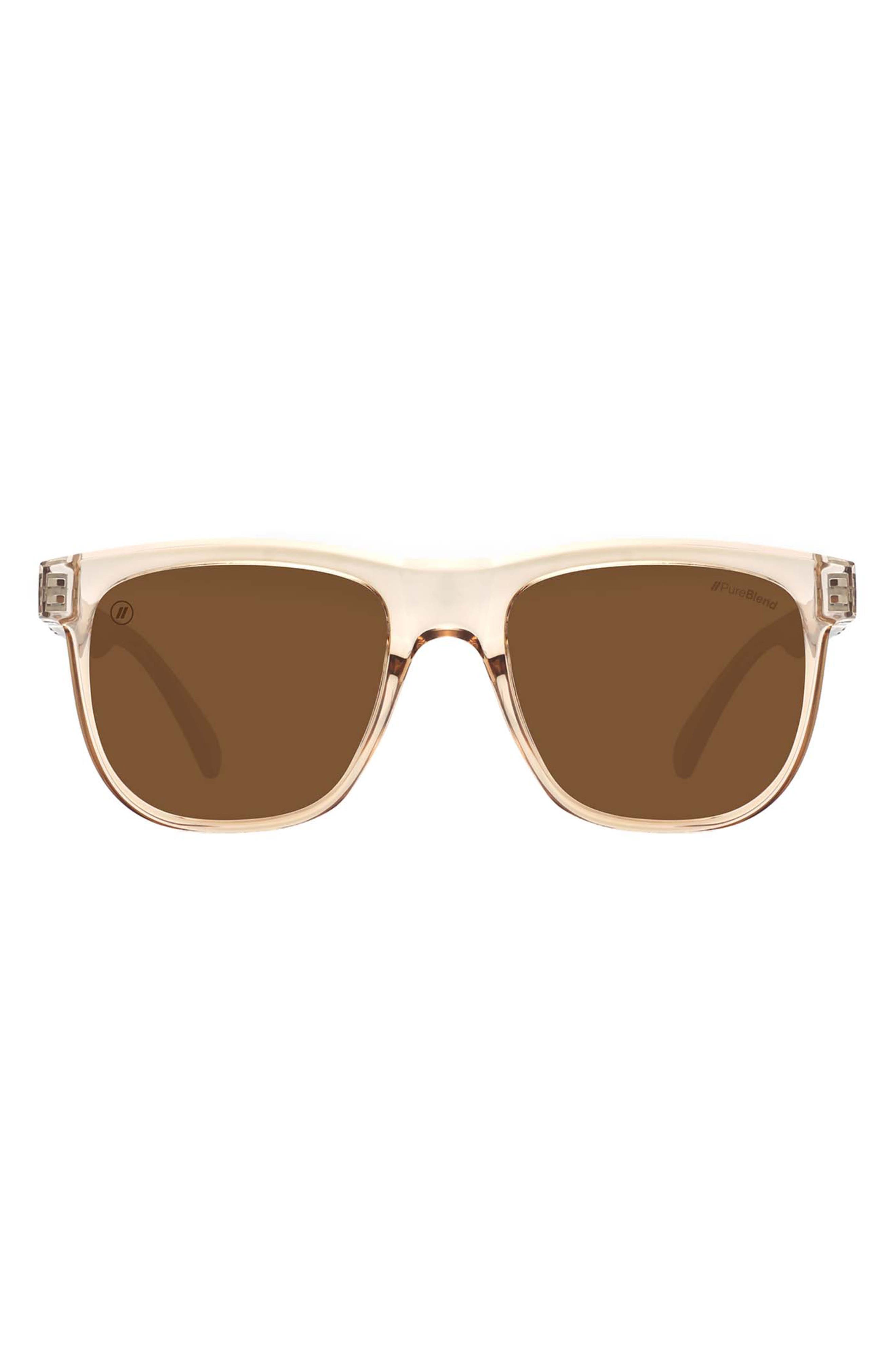 Blenders Sender Soft Square Sunglasses - 208008 - Unisex, TR90 Nylon, Mirrored Lenses