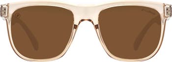 Blenders Sender Soft Square Sunglasses - 208008 - Unisex, TR90 Nylon, Mirrored Lenses