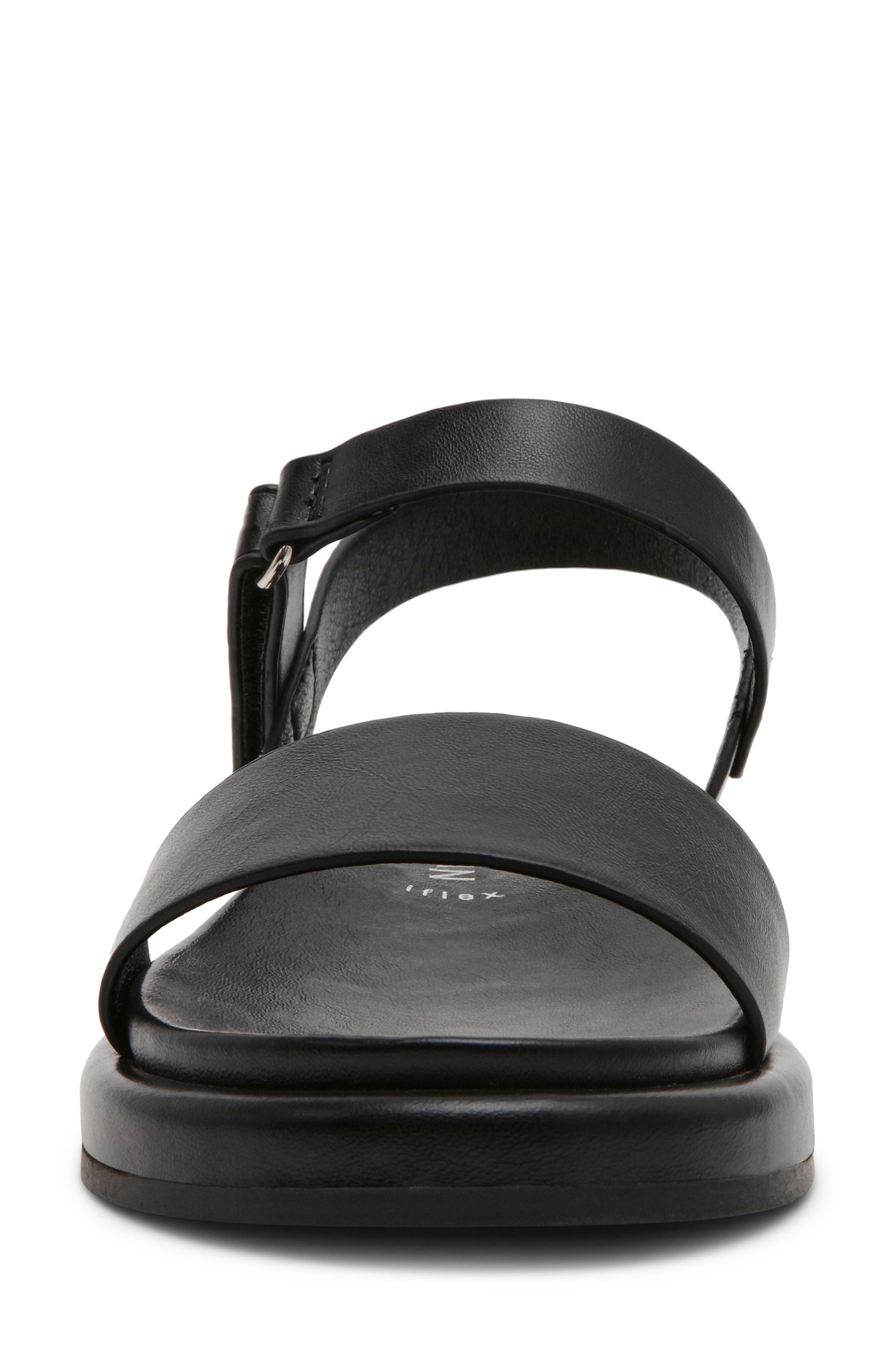 Anne Klein Elani Ankle Strap Sandal, Alternate, color, Black