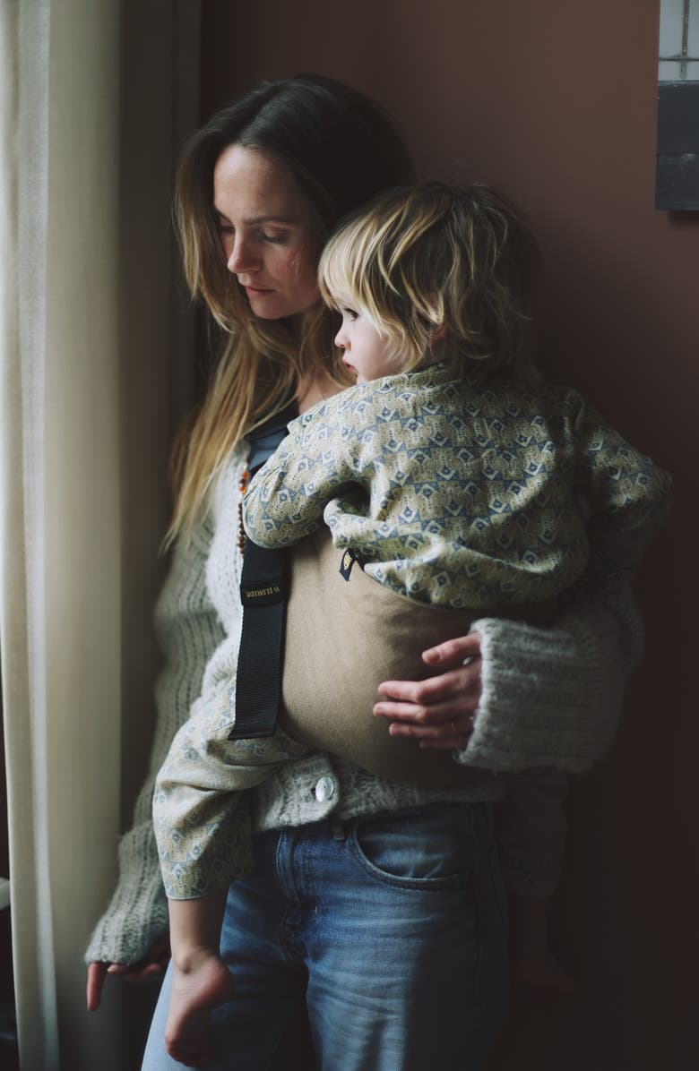 WILDRIDE Cotton & Linen Toddler Carrier, Alternate, color, Camel