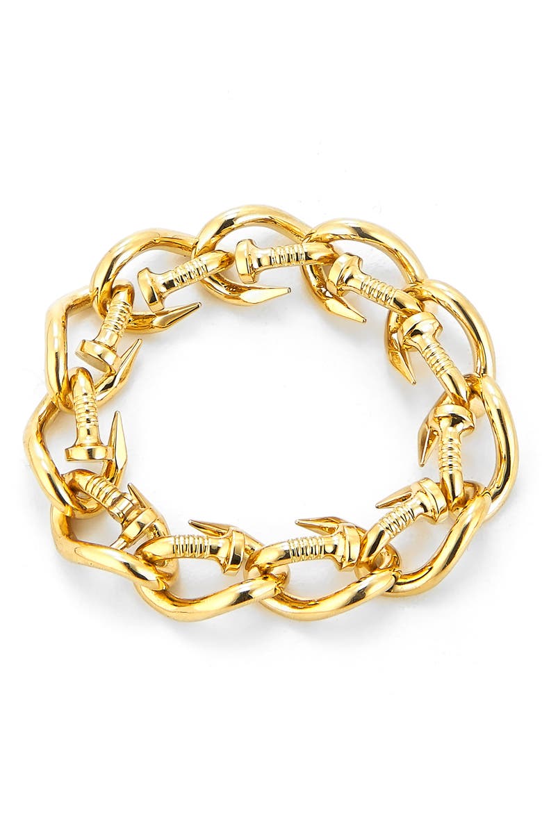 David Webb Nail Link Bracelet, Main, color, 