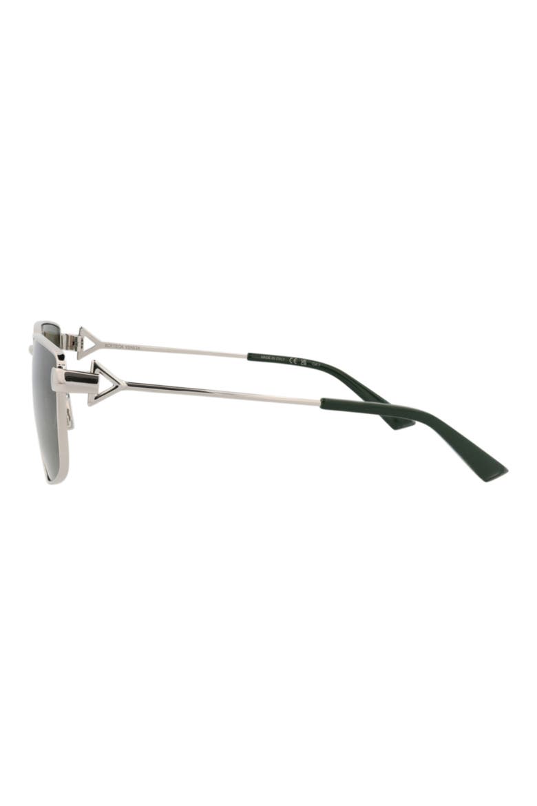 Sunglasses, Alternate, color, SILVER SILVER GREEN