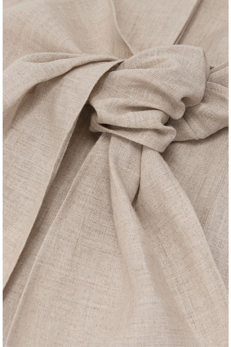 Tara Sleeveless Linen Midi Dress, Alternate, color, NEUTRAL