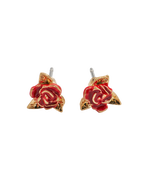 Fable England English Rose Gold Stud Earrings